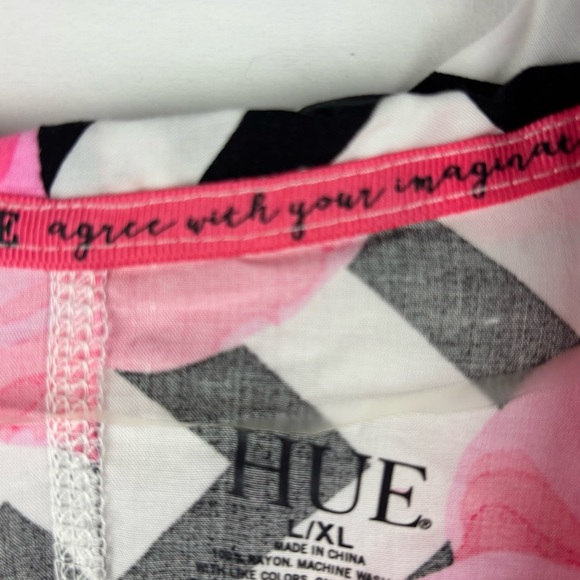 NWT Hue Flower Pop Sleep Kimono Wrap Size L/XL - Picture 8 of 10